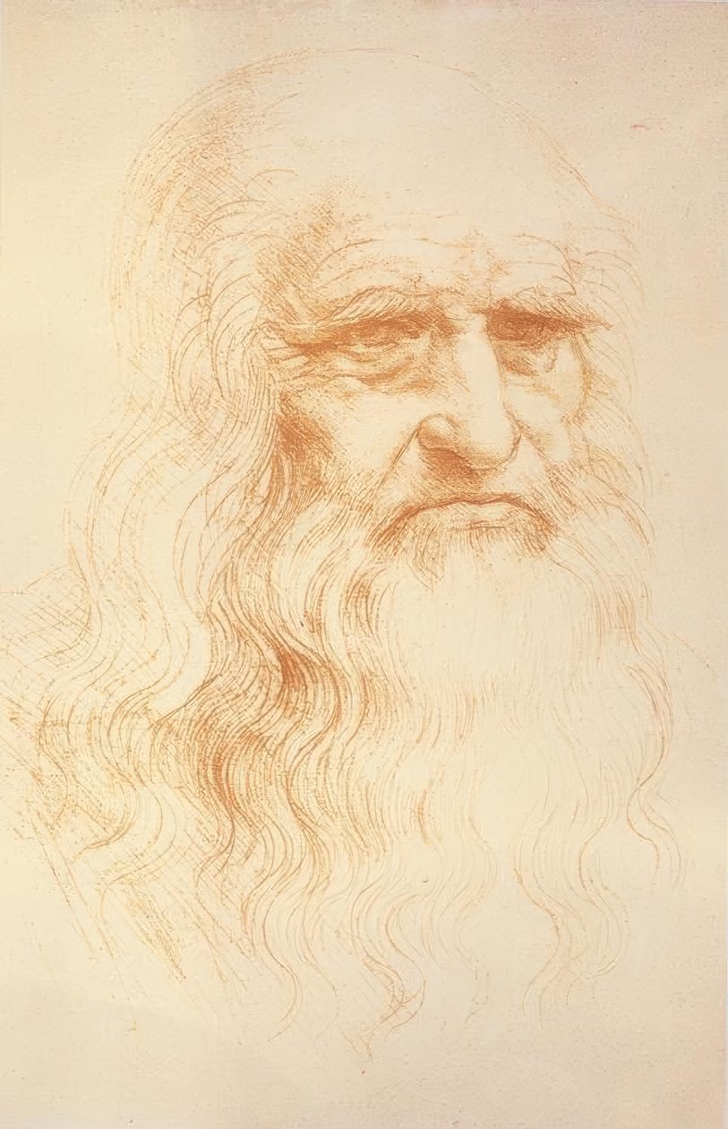 Selvportræt af Leonardo da Vinci
