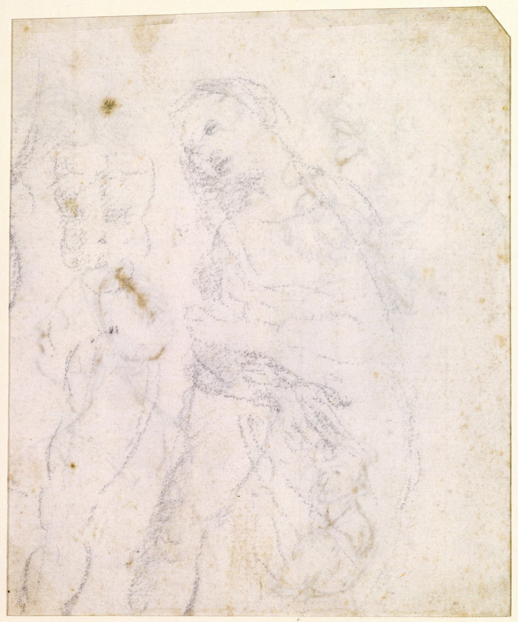 Studie af en Madonna [bagsiden] af Leonardo da Vinci