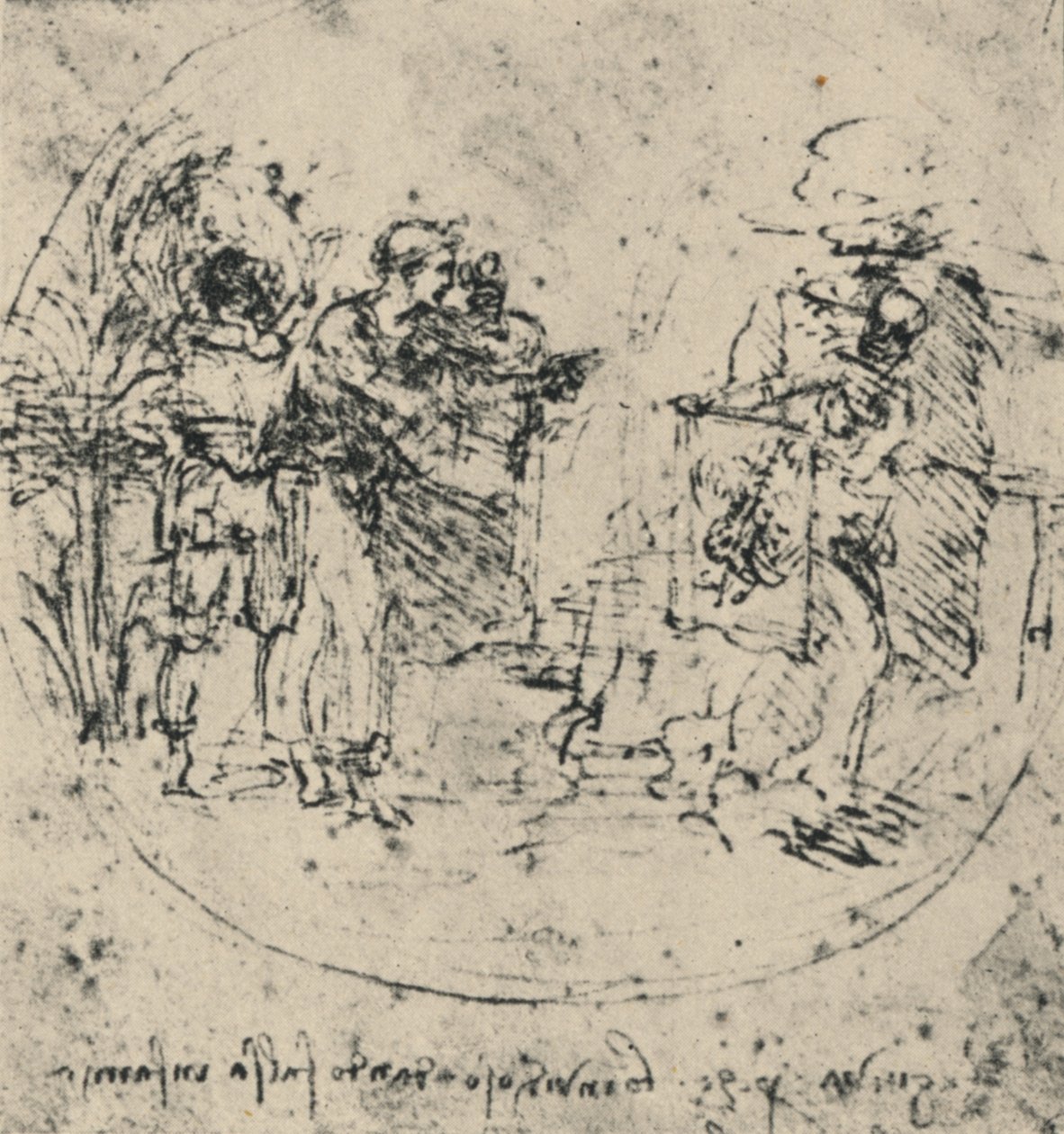The Unmasking of Envy, c1480 1945 af Leonardo da Vinci