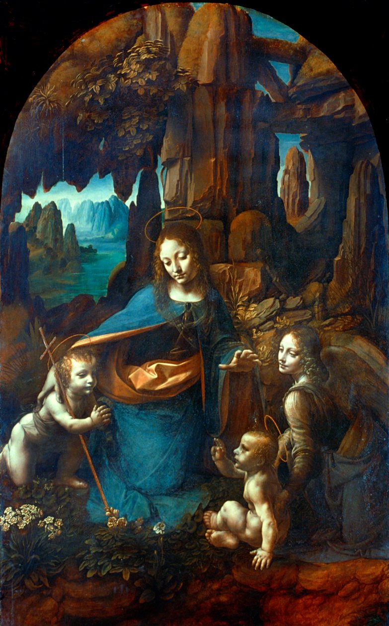 The Virgin of the Rocks, 1491-1519 af Leonardo da Vinci
