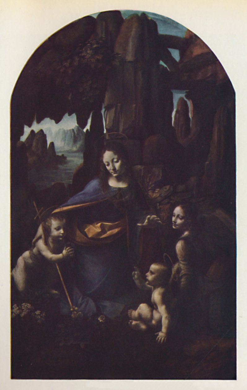 The Virgin of the Rocks, c1508, c1950. af Leonardo da Vinci