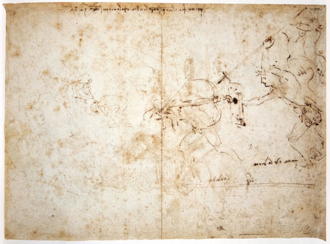 Herligheden angriber misundelsen af Leonardo da Vinci