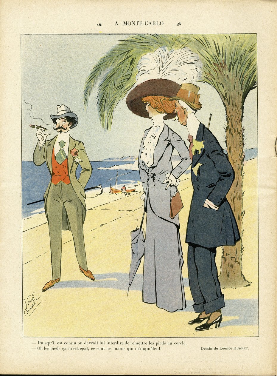 Illustration af Leonce Burret (1865-1915) i Le Lire af Leonce Burret