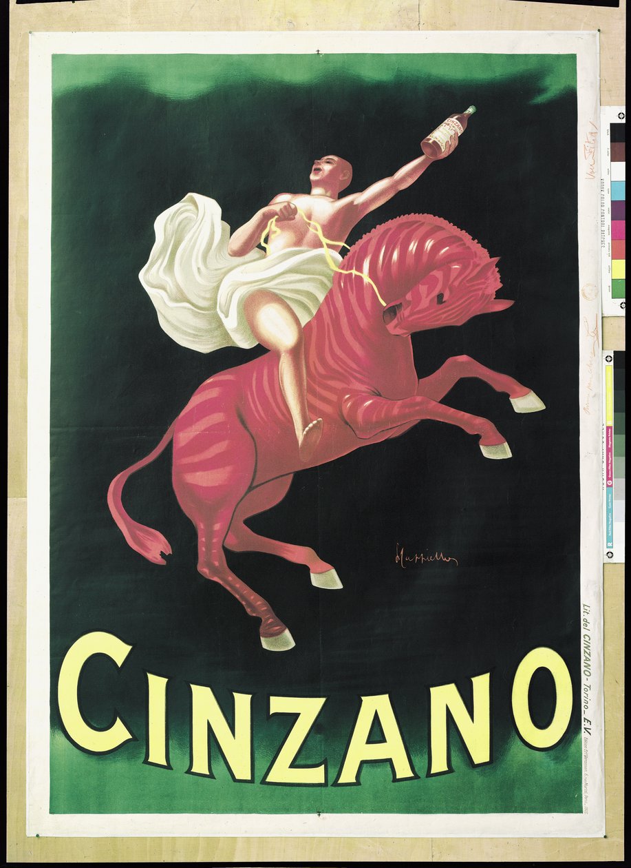 Plakatreklame Cinzano, 1925 af Leonetto Cappiello