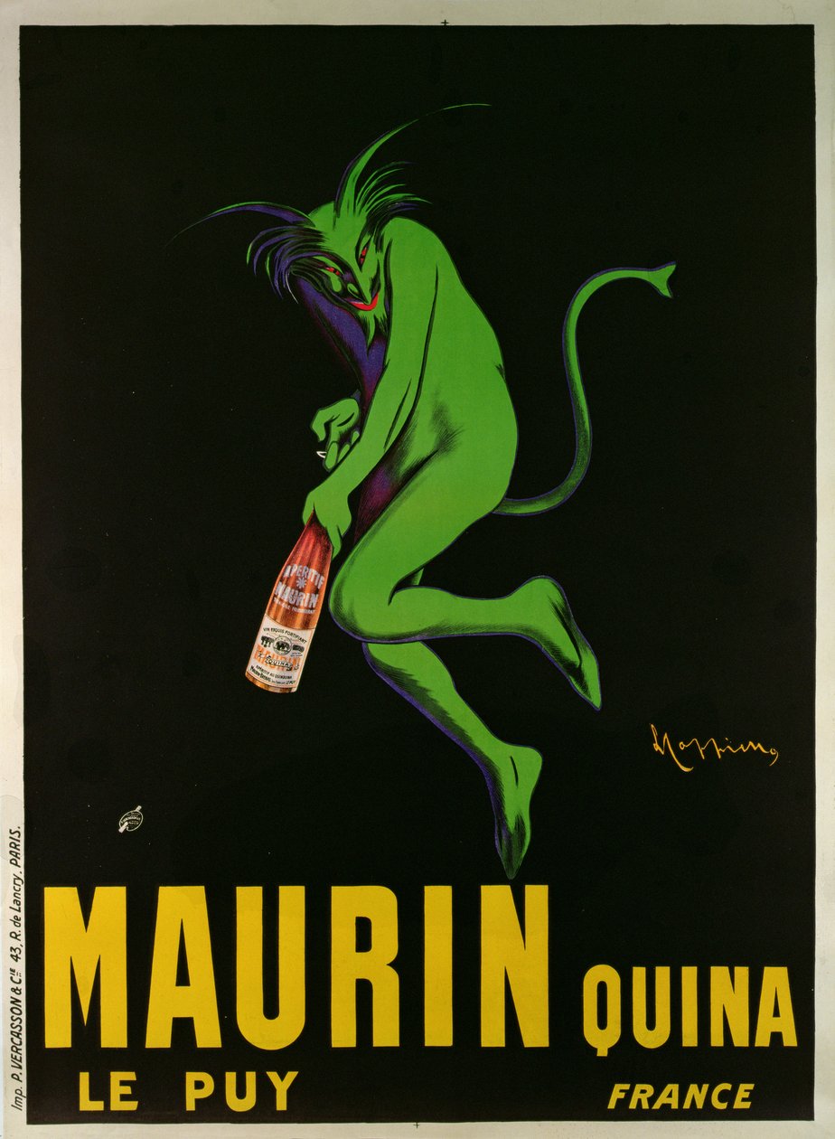 Reklameplakat for "Maurin Quina", Le Puy, Frankrig af Leonetto Cappiello