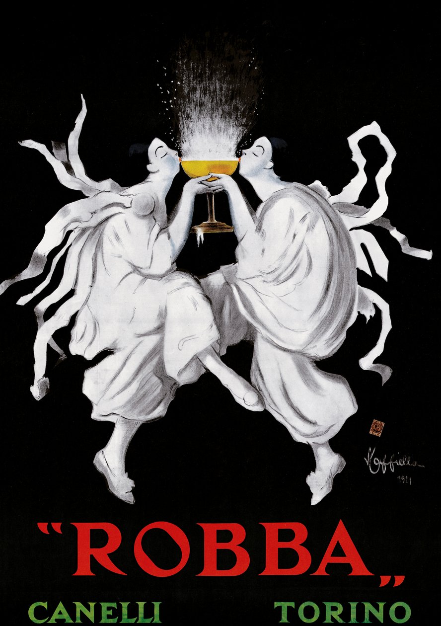 Reklameplakat for mousserende "Robba"-vin, 1911 af Leonetto Cappiello