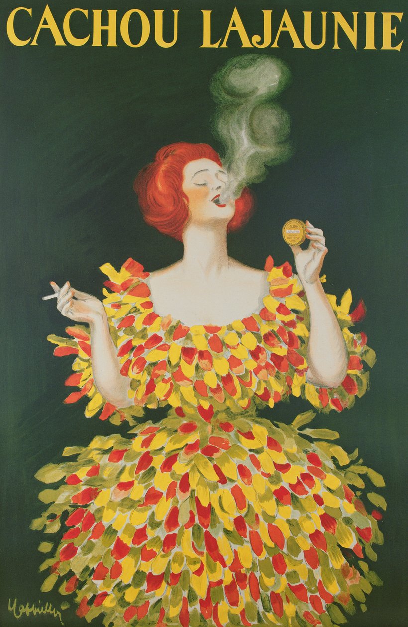 Plakat reklame cachou Lajaunie af Leonetto Cappiello