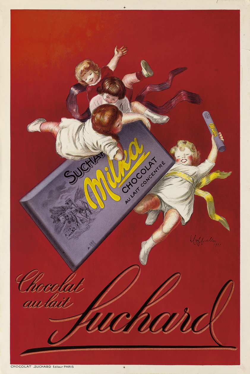 Reklameplakat for Milka-chokolade af Suchard, 1925 af Leonetto Cappiello