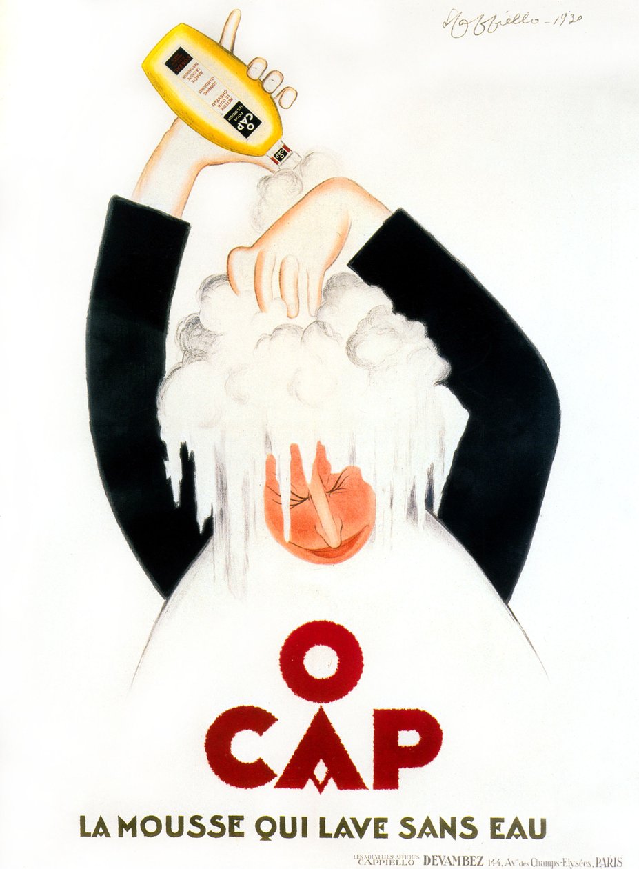 Annonce af Leonetto Cappiello for A Cap shampoo 1930 af Leonetto Cappiello