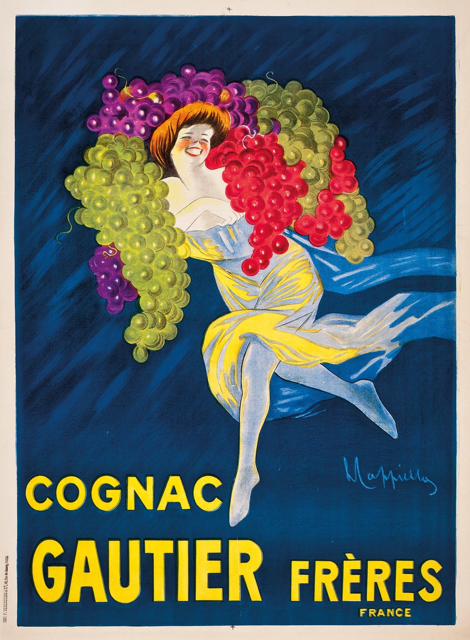 En reklameplakat for Gautier Freres cognac, 1907 af Leonetto Cappiello