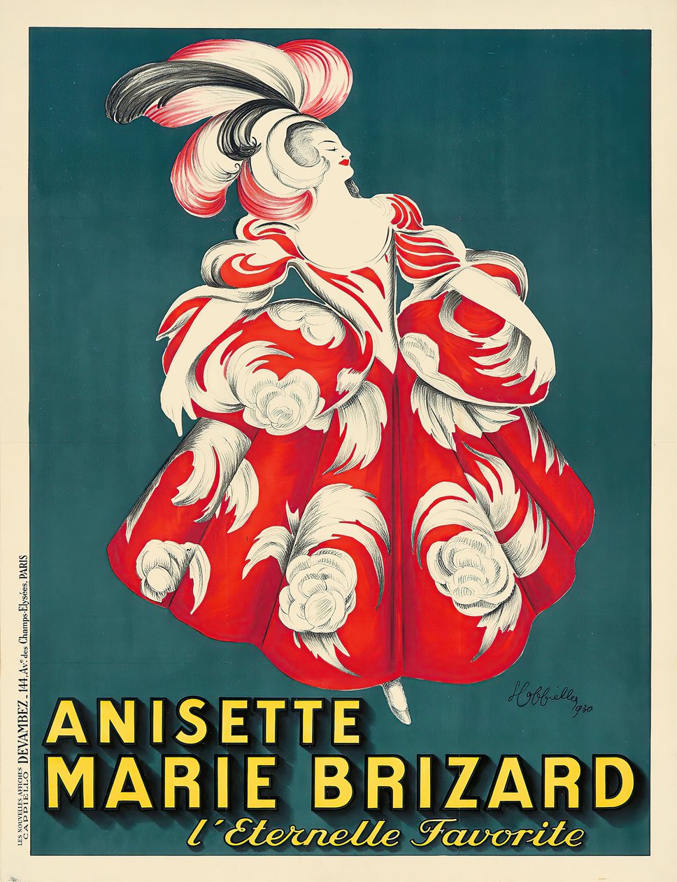 Anisette Marie Brizard, 1928. af Leonetto Cappiello