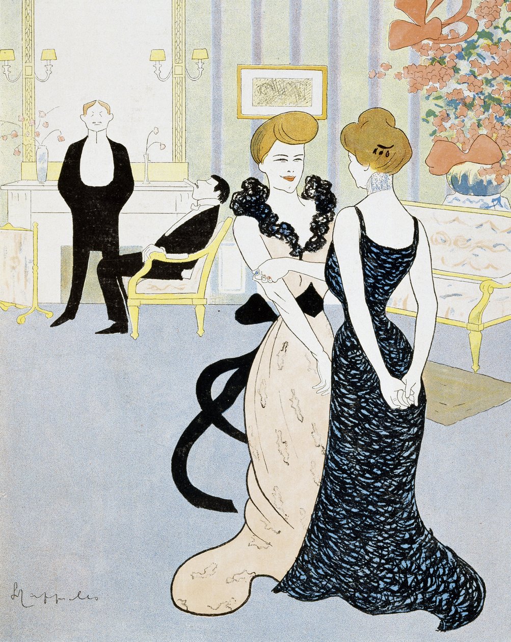En anden løsning på gåden (tegning) af Leonetto Cappiello