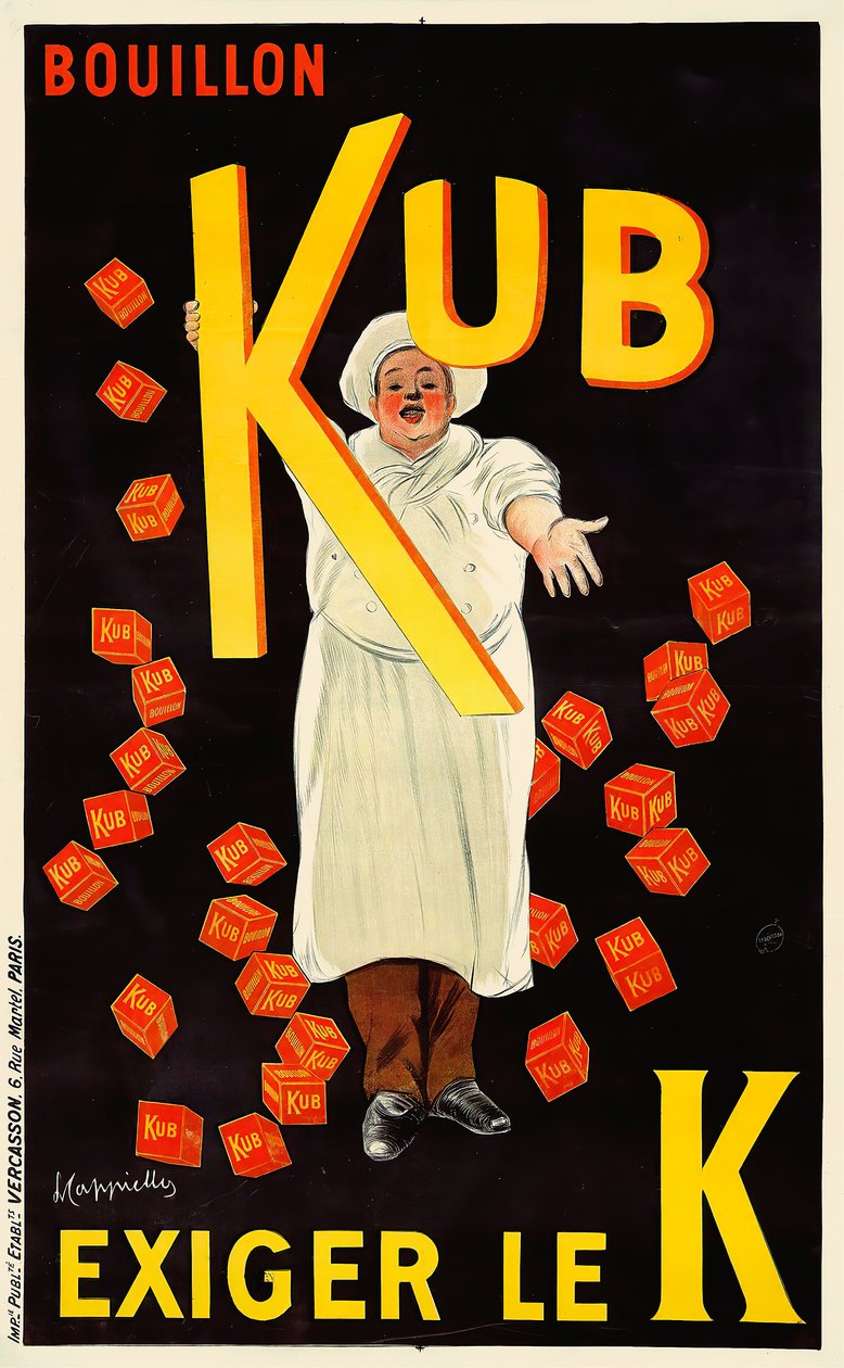 Varm bouillon, ca. 1911. af Leonetto Cappiello