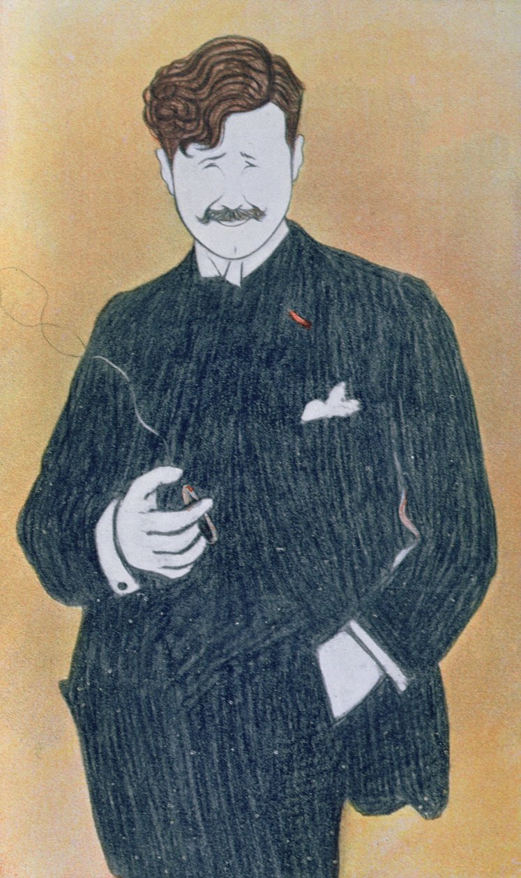 Karikatur af Georges Feydeau (1862-1921) af Leonetto Cappiello