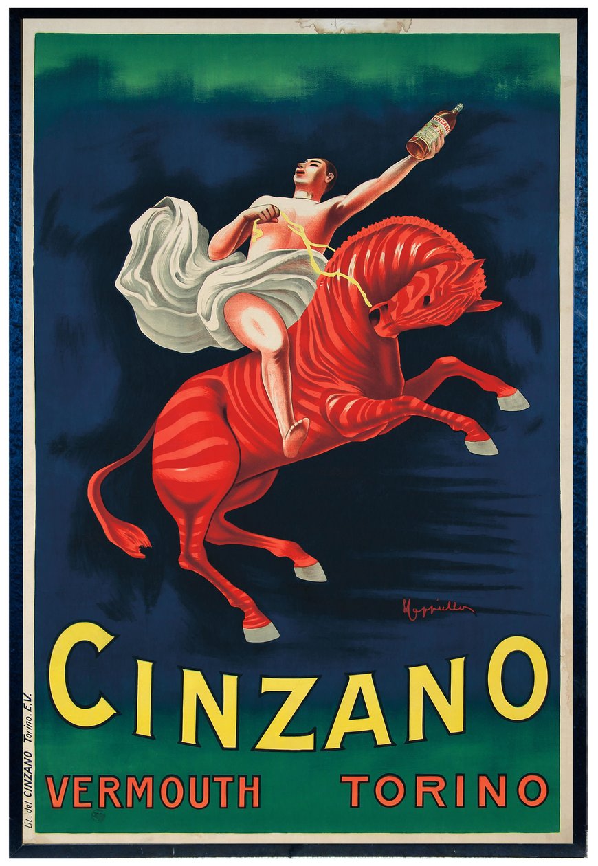 Cinzano Vermouth Torino, 1910. af Leonetto Cappiello
