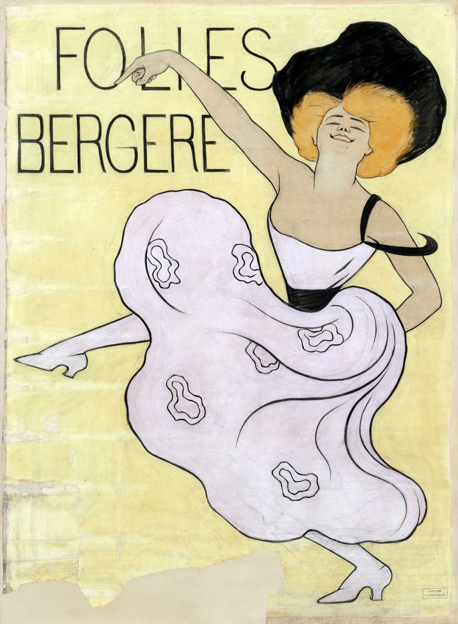 Folies Bergères, 1900 af Leonetto Cappiello
