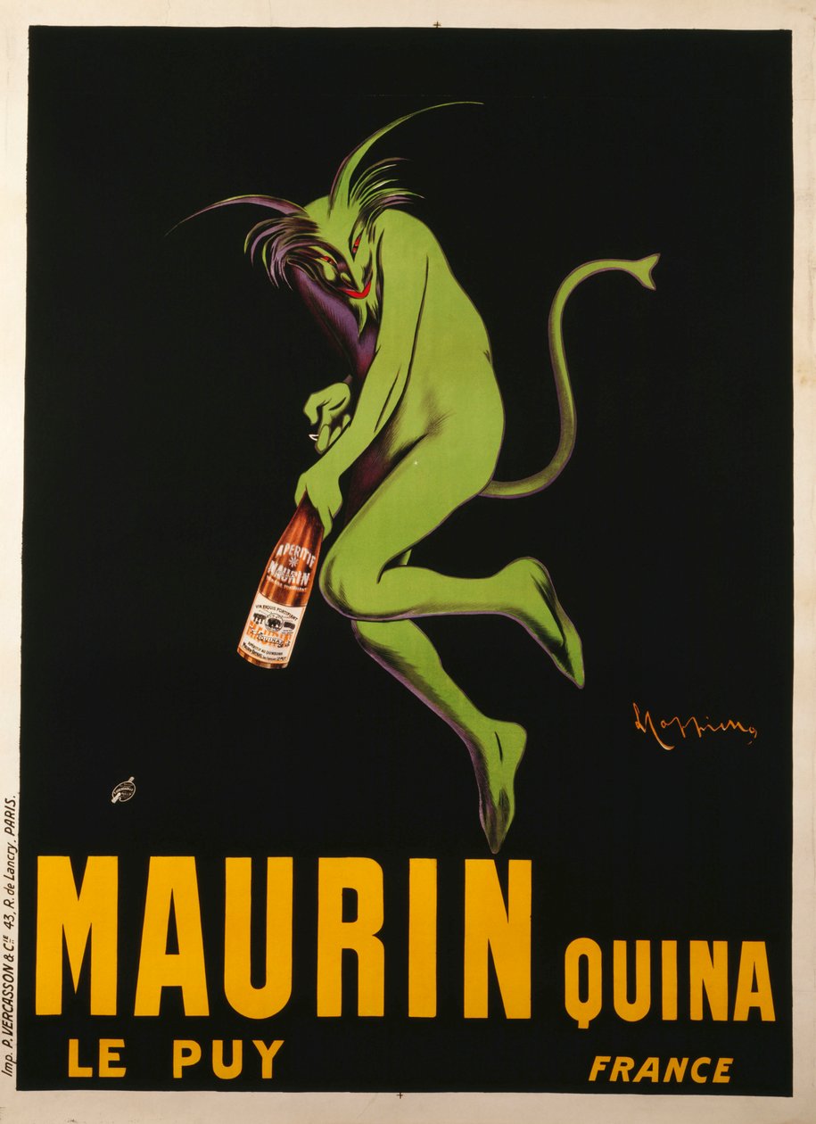 Maurin Quina, ca. 1922 af Leonetto Cappiello