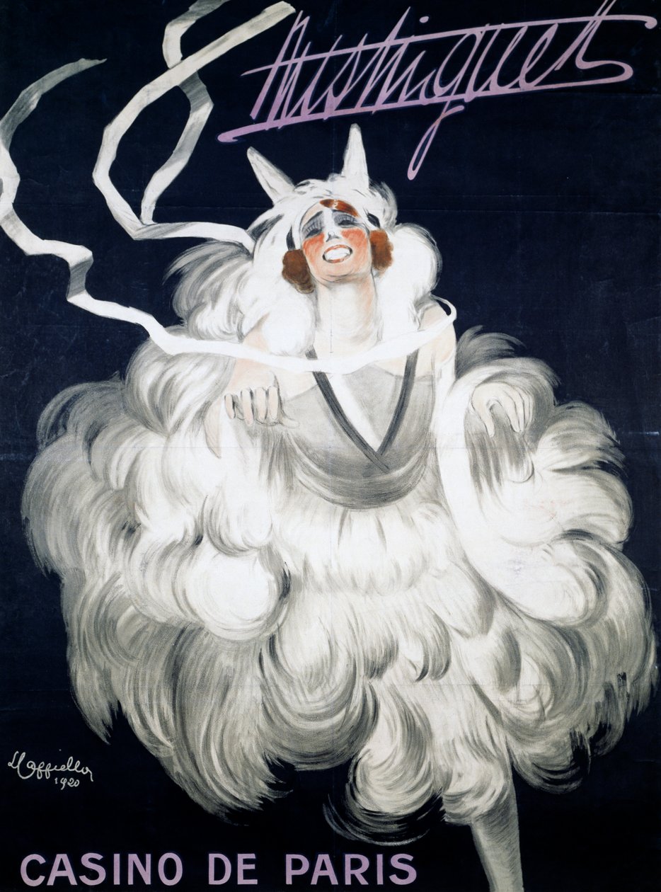 Mistinguett (1872-1956) på Casino de Paris af Leonetto Cappiello