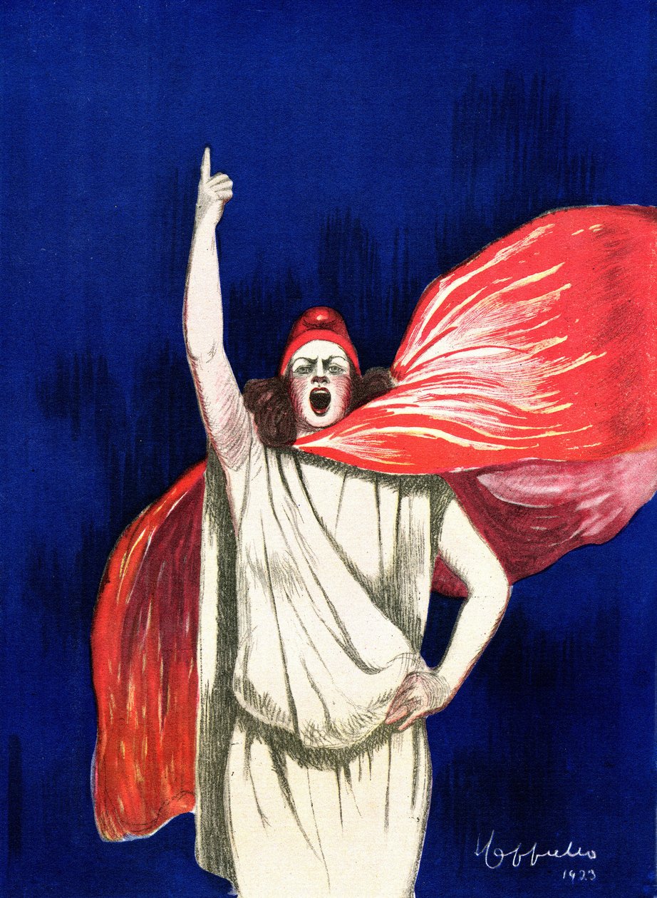 Plakat for "The Daily" af Leonetto Cappiello (1875-1942) i 1923 Privat samling af Leonetto Cappiello
