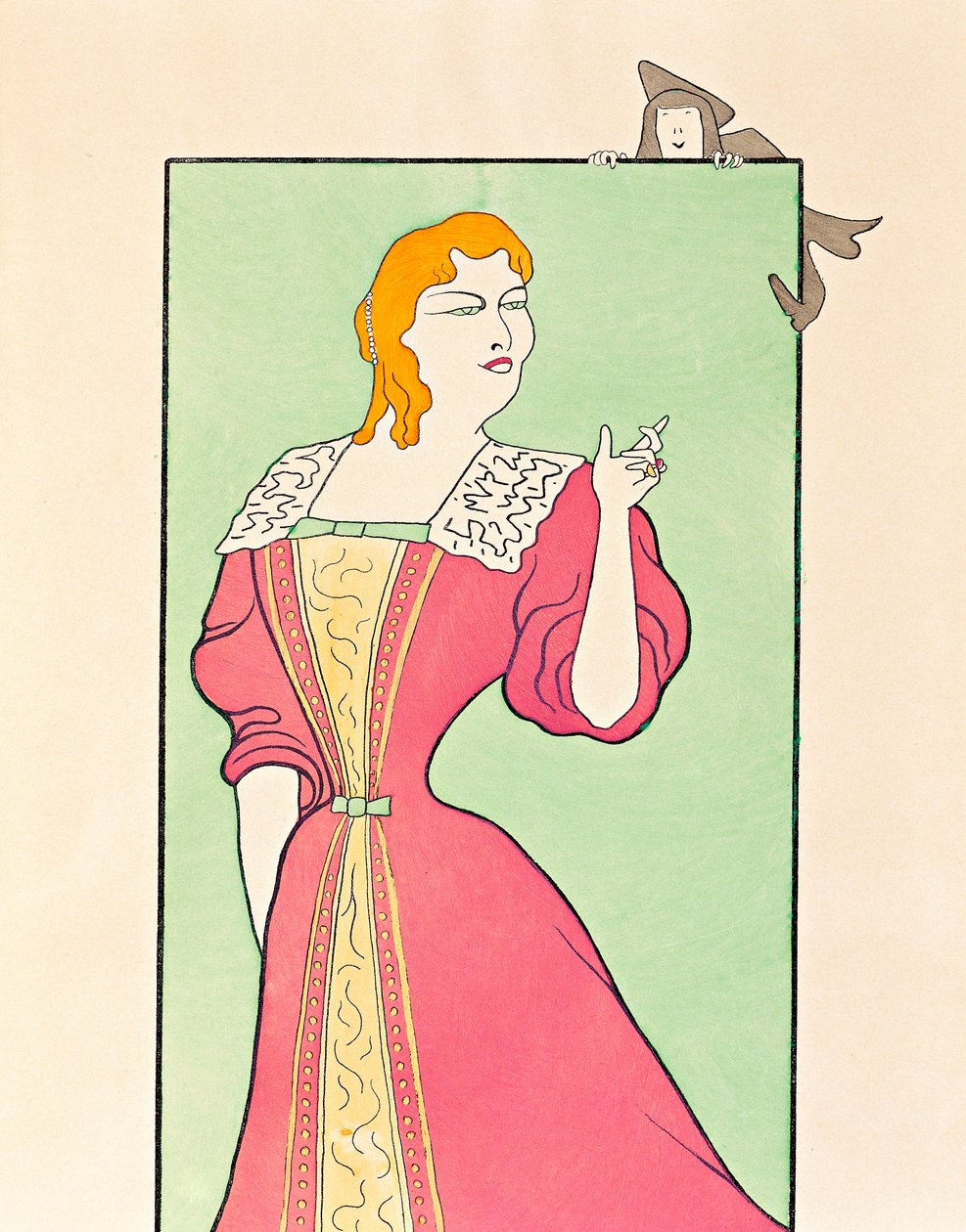 Skuespilleren Marie-Louise (Marie Louise) Marsy (1866-1942) spillede karakteren Elmire i stykket "Tartuffe ou l