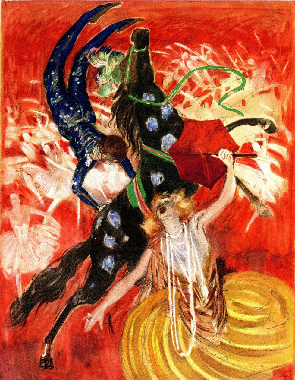 Cirkus - komposition af Leonetto Cappiello (1875-1942) 1923 af Leonetto Cappiello