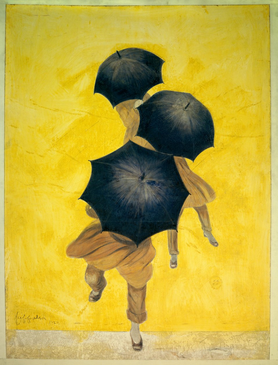 Paraplyer svælger 1922 af Leonetto Cappiello