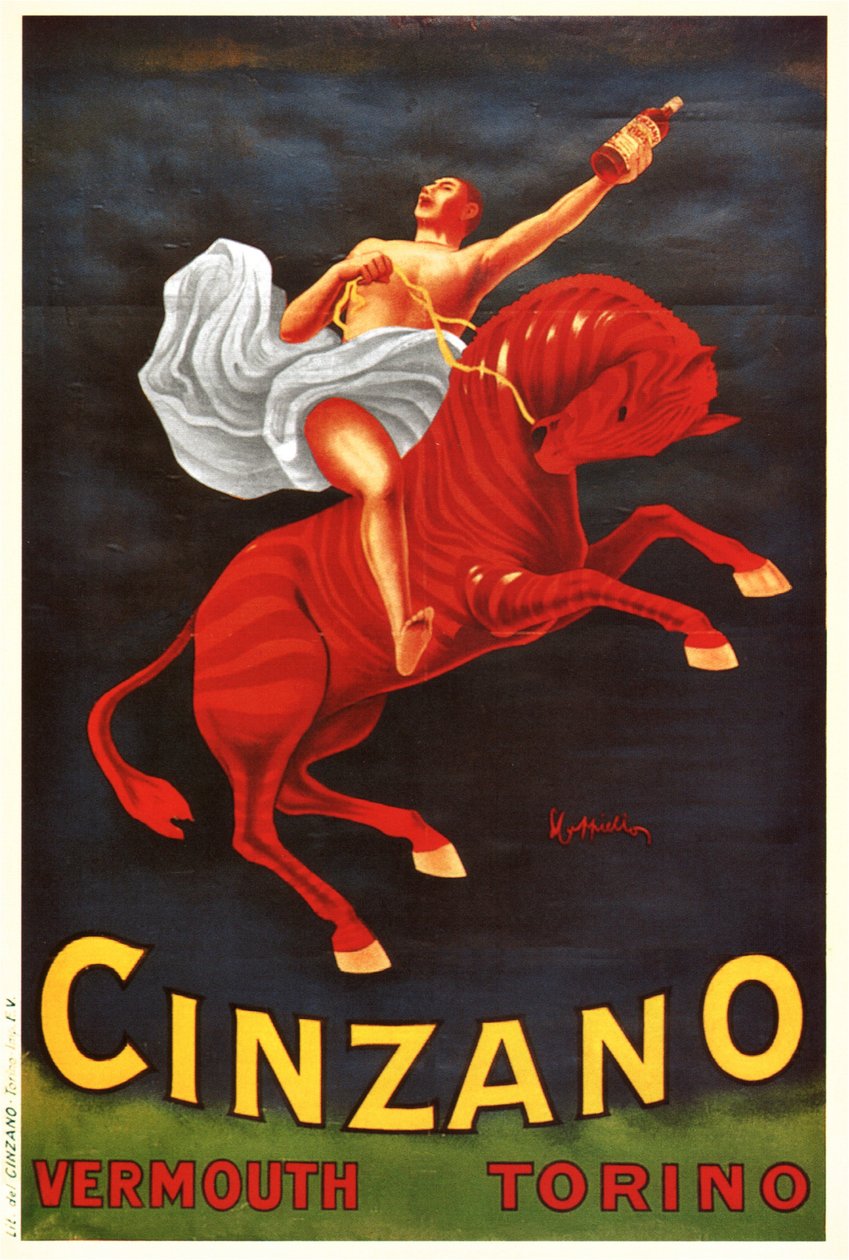 Vermouth Cinzano (plakat) af Leonetto Cappiello
