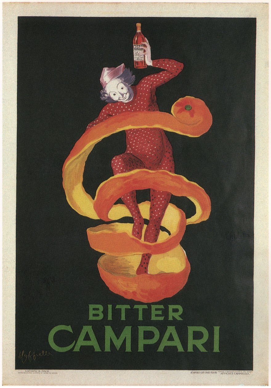 reklame for Bitter Campari af Leonetto Cappiello