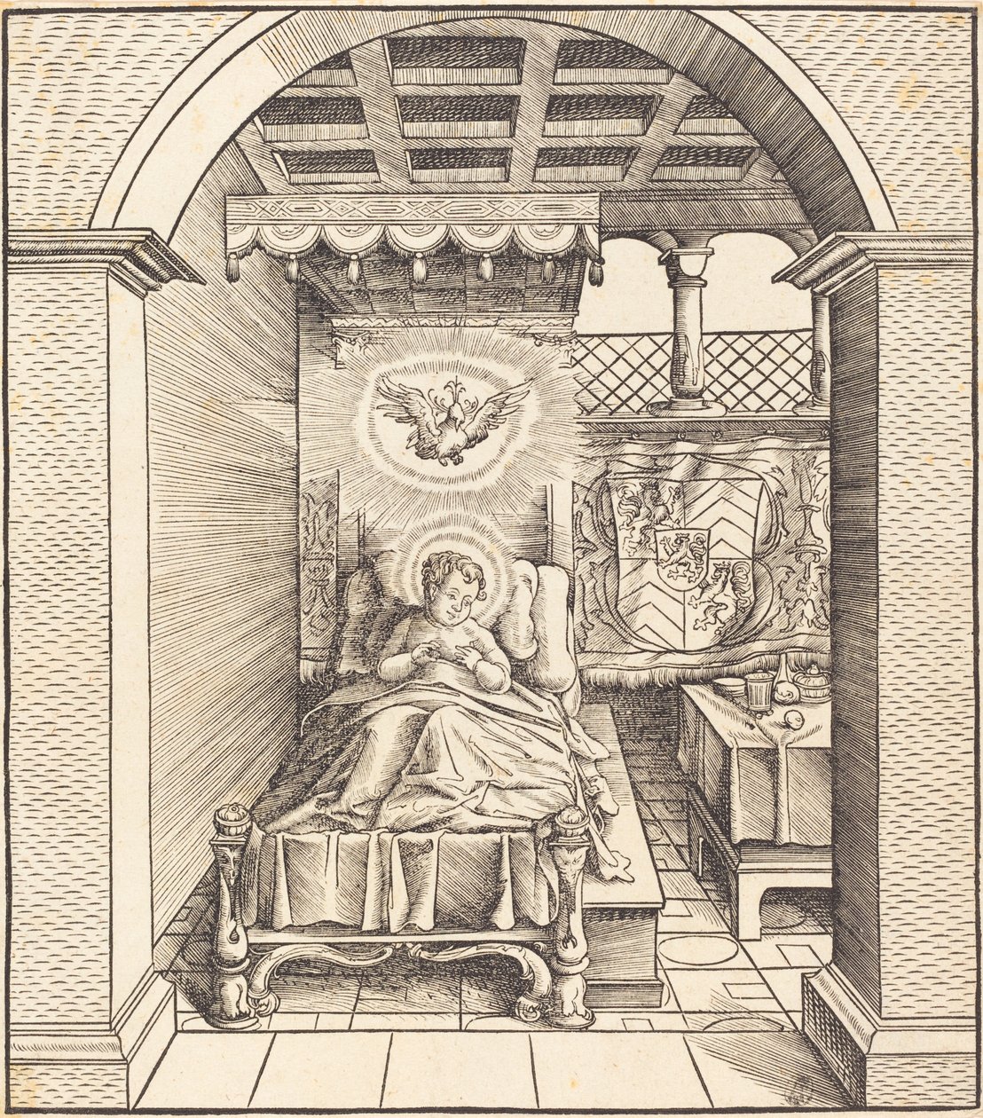 Sankt Dentalinus af Leonhard Beck