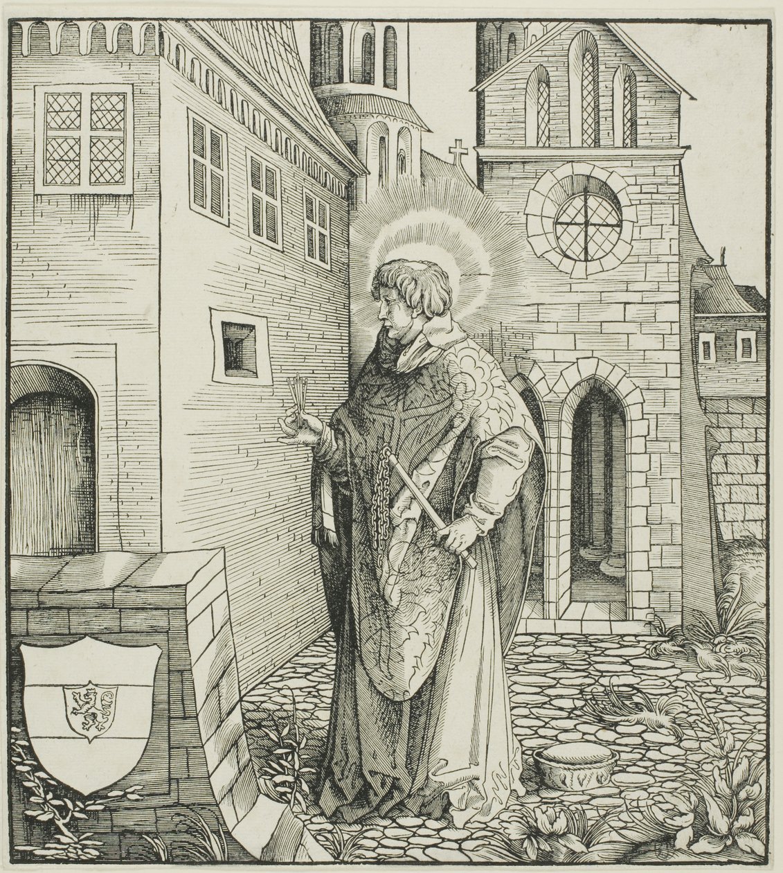 Sankt Ferreolus, fra Helgener med tilknytning til huset Habsburg af Leonhard Beck