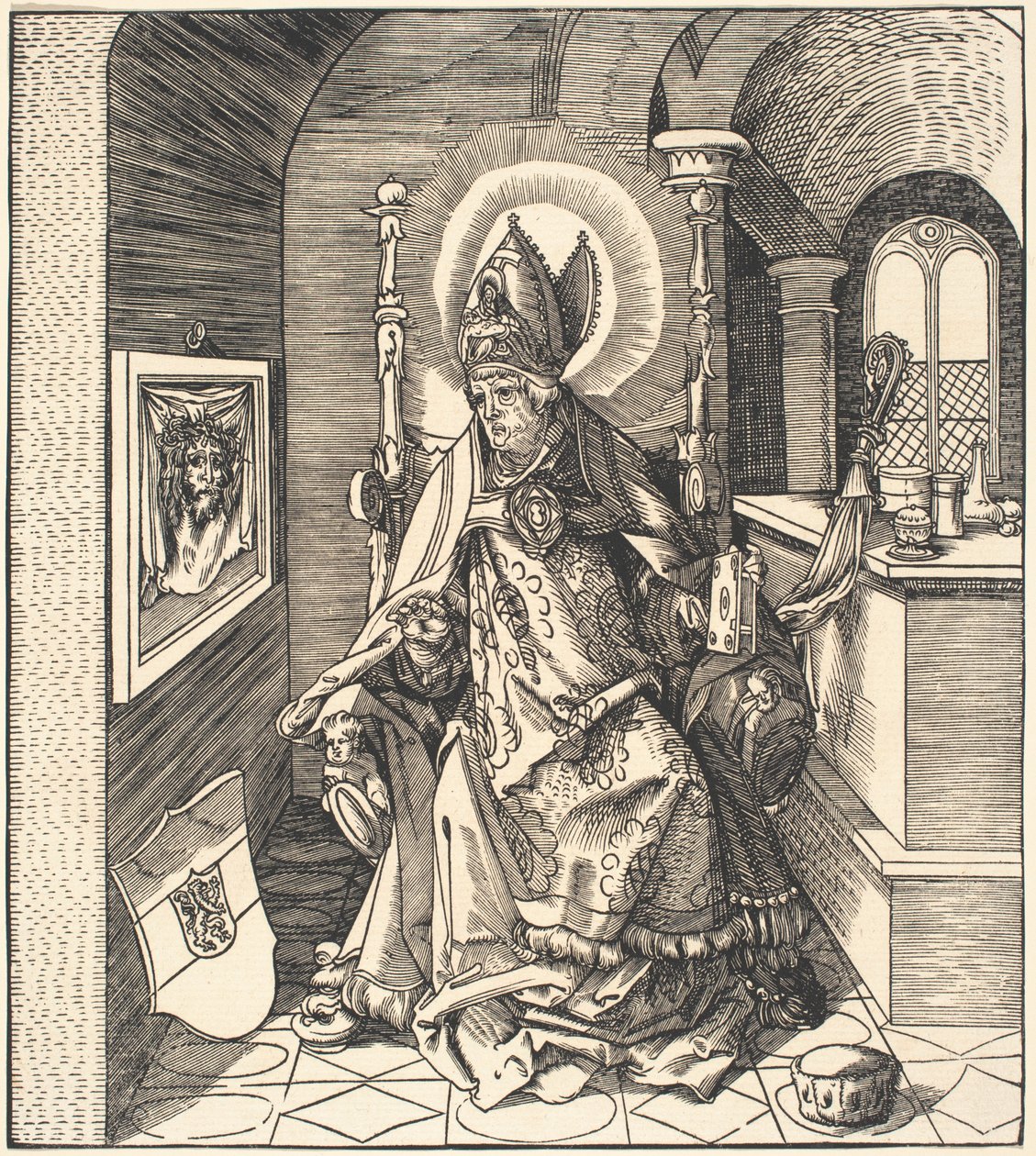 Sankt Remigius af Leonhard Beck