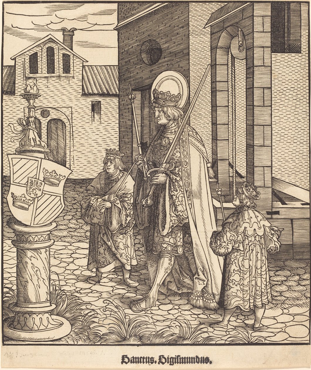 Sankt Sigismund af Leonhard Beck