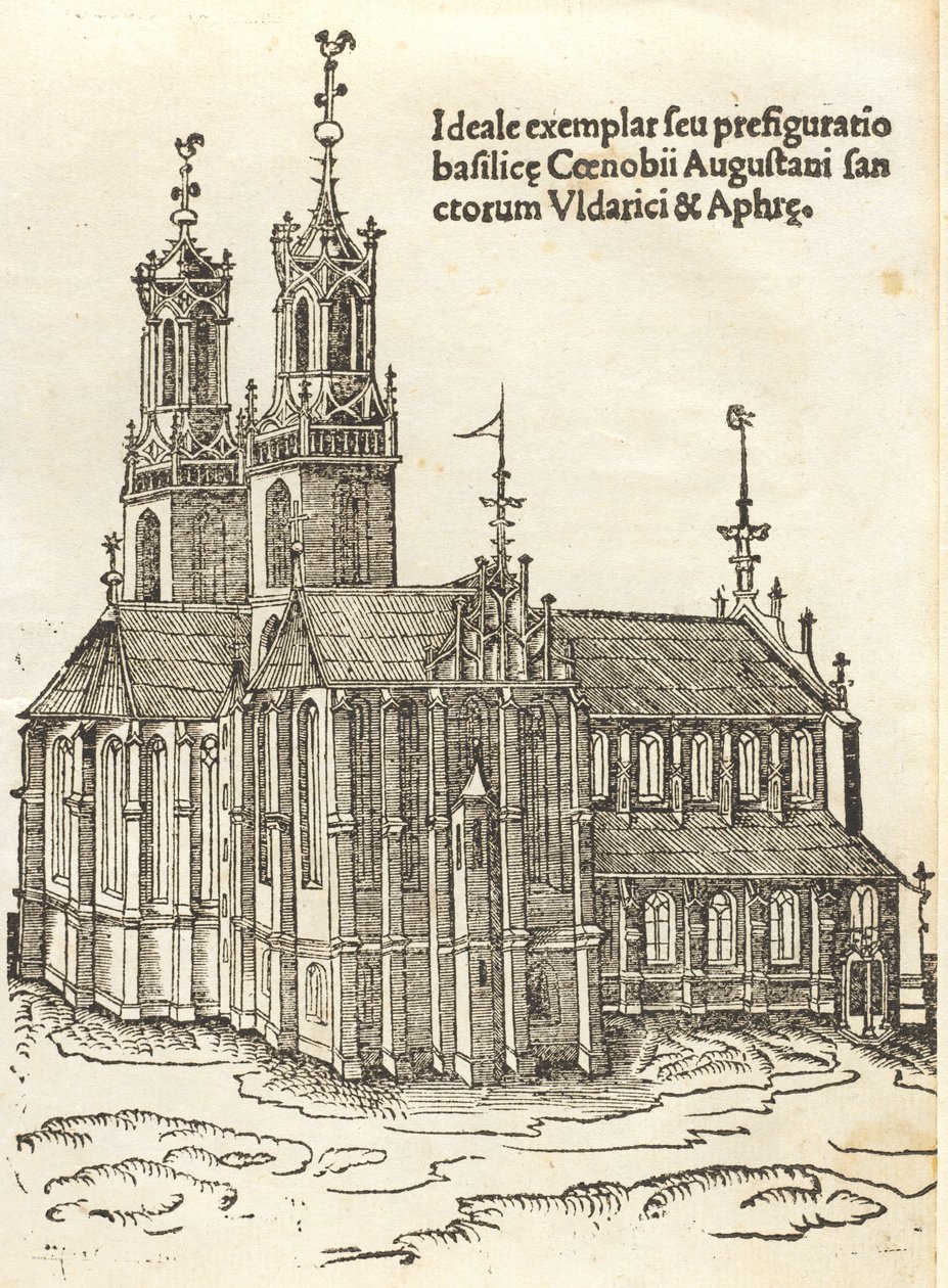 Herlige Kristi bekendere Uldaricus og Sympertus af Leonhard Beck and Berno of Reichenau