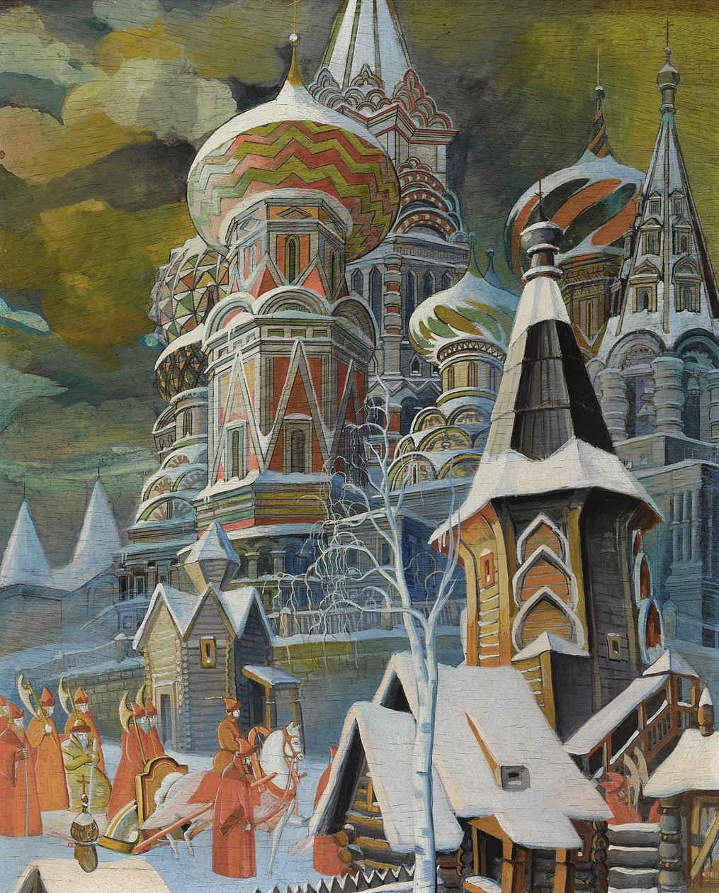 Saint Basils katedral af Leonid Mikhaylovich Brailovsky