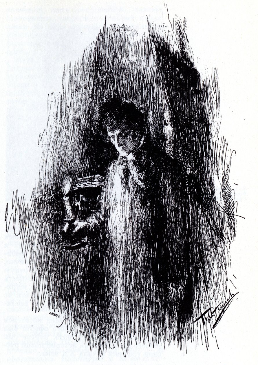 Illustration til dramaet Maskeraden af M. Lermontov, 1891 af Leonid Osipovic Pasternak