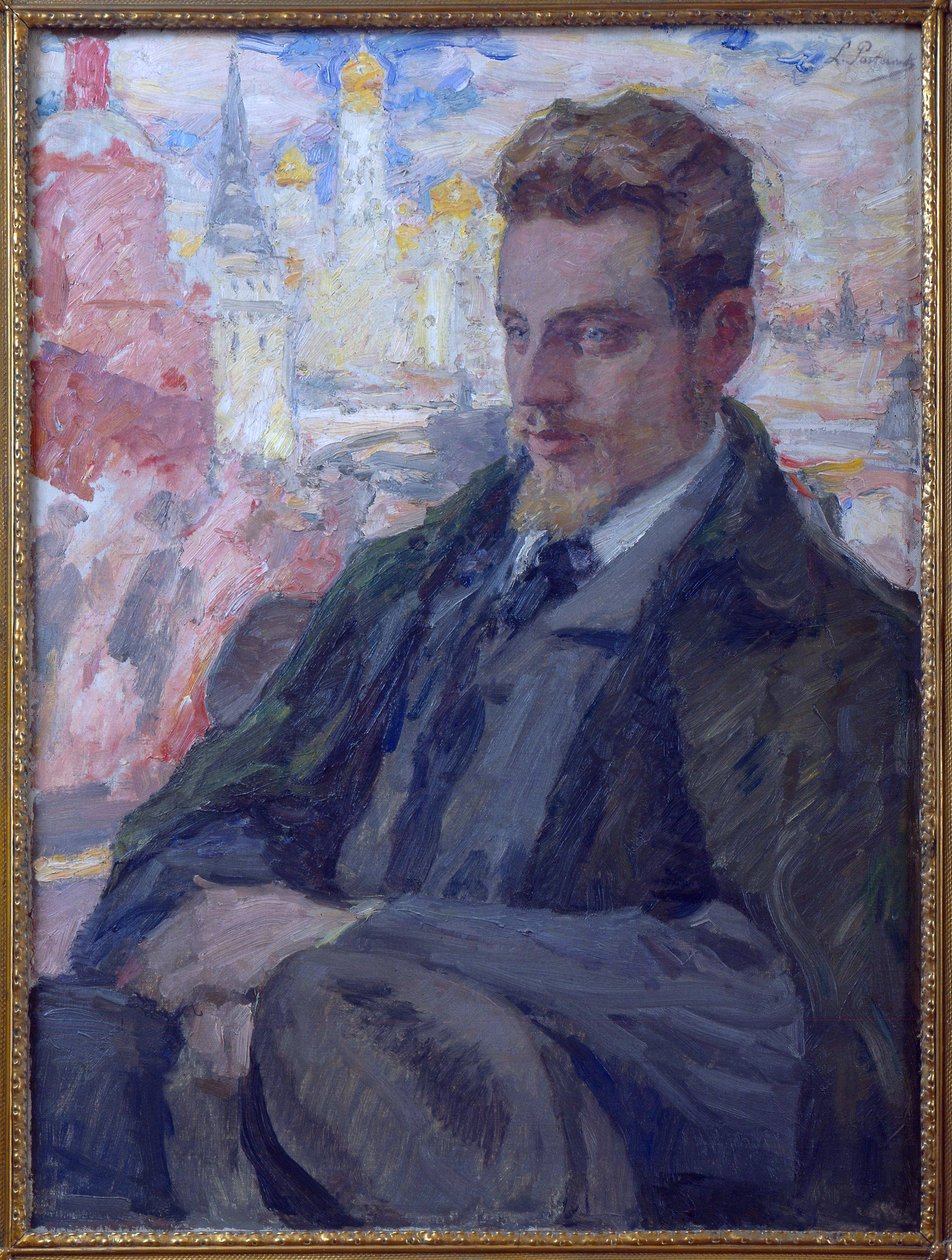 Portræt af digteren Rainer Maria Rilke (1875-1926), af Pasternak, Leonid Osipovich (1862-1945). Olie på lærred af Leonid Osipovic Pasternak