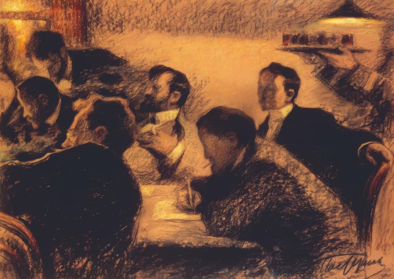 Gruppebillede af Leonid Osipovic Pasternak