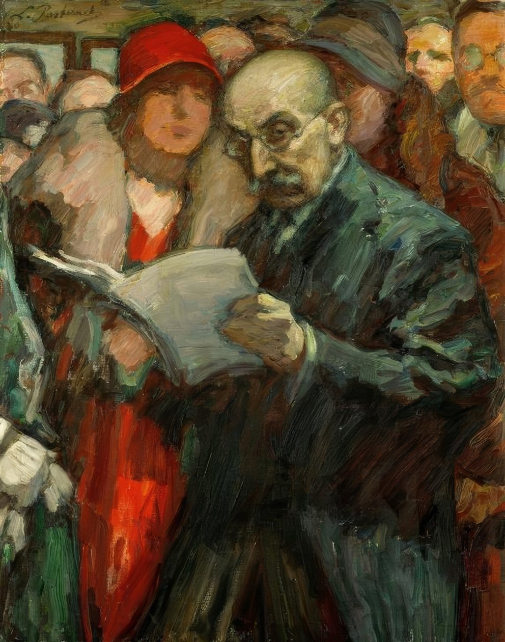 Max Liebermann, formand for Berlins Kunstakademi af Leonid Osipovic Pasternak