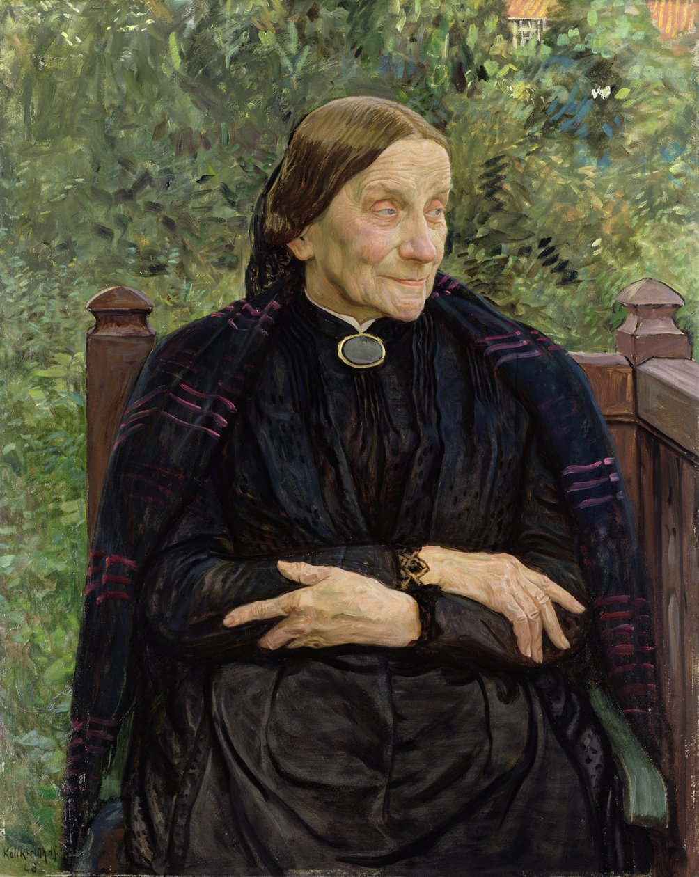 Lichtwarks mor, 1908 af Leopold Karl Walter von Kalckreuth