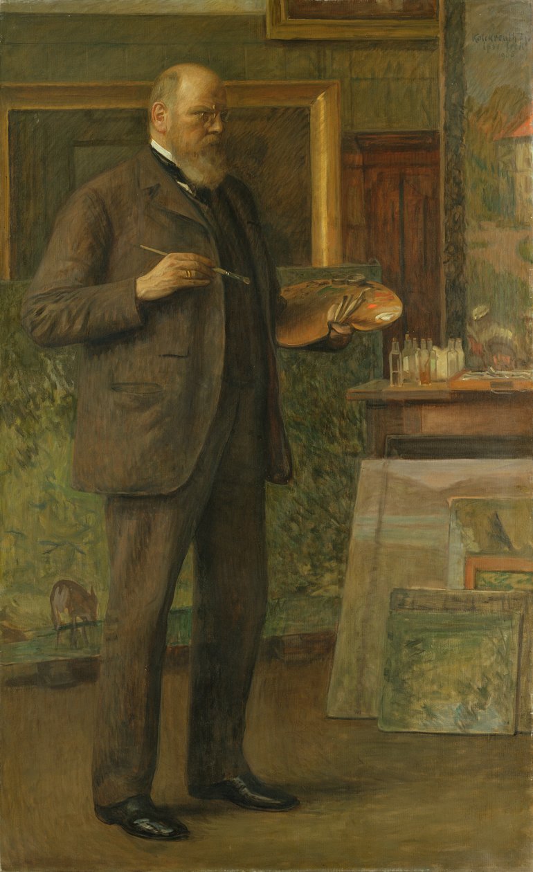 Selvportræt, 1906 af Leopold Karl Walter von Kalckreuth