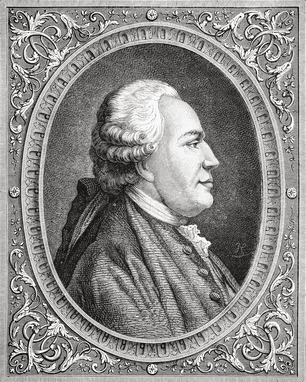 Portræt af Franz Anton Mesmer (1734-1815) tysk læge af Leopold Mar