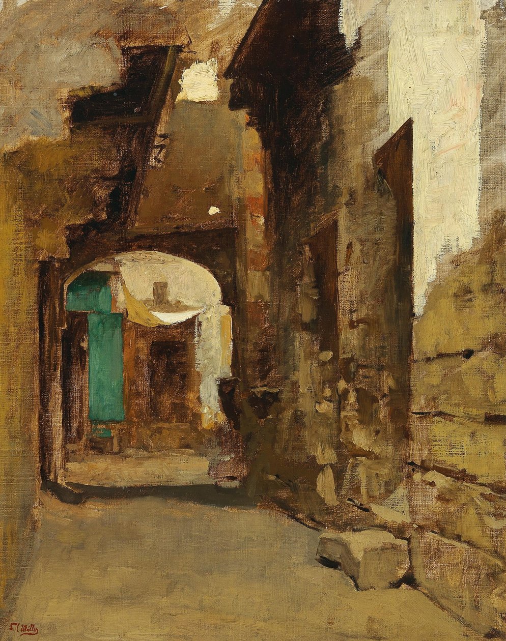Oriental Street af Leopold Muller