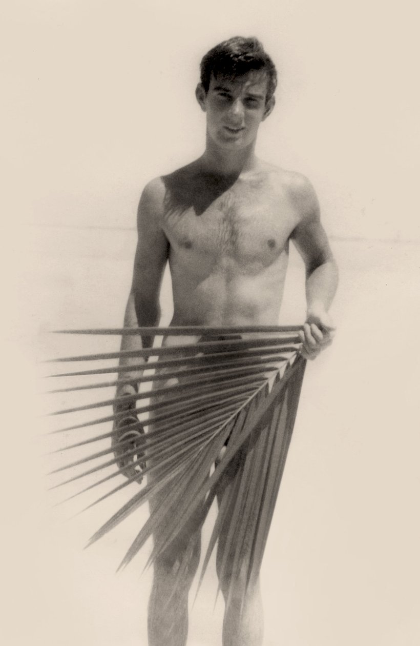 Amerikansk soldat på Los Black strand, Admiralitetsøerne, New Guinea. 1944 (foto) af Leopold Blonder