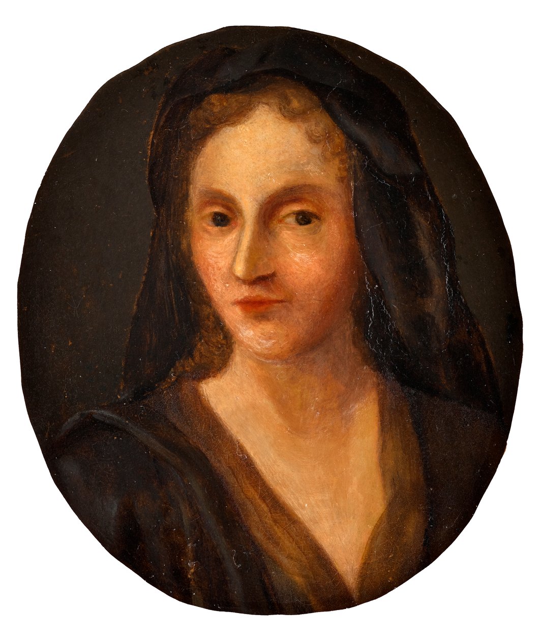 portræt af en dame af Leopold Blonder