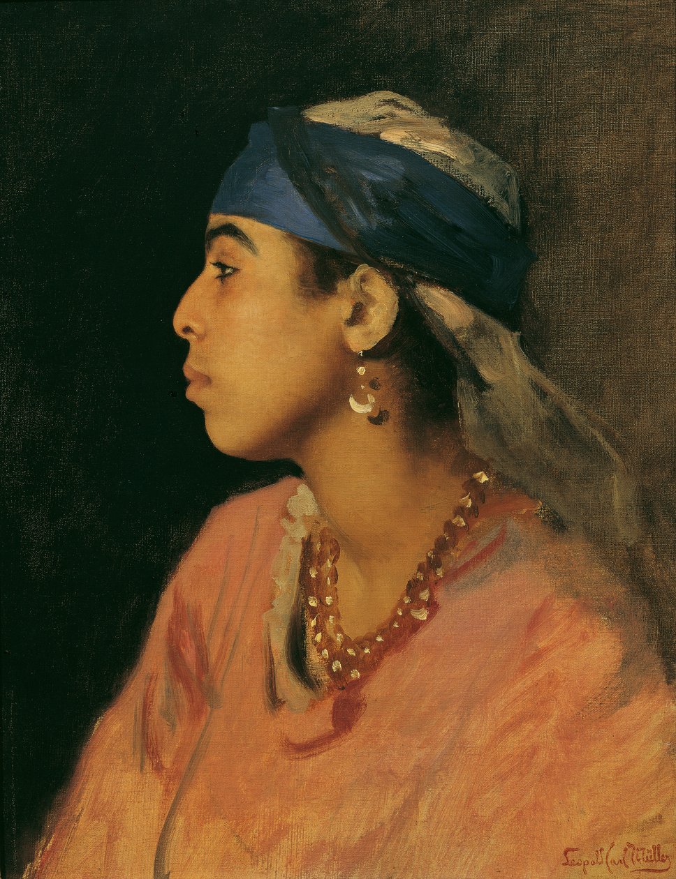 egyptisk sanger af Leopold Carl Muller