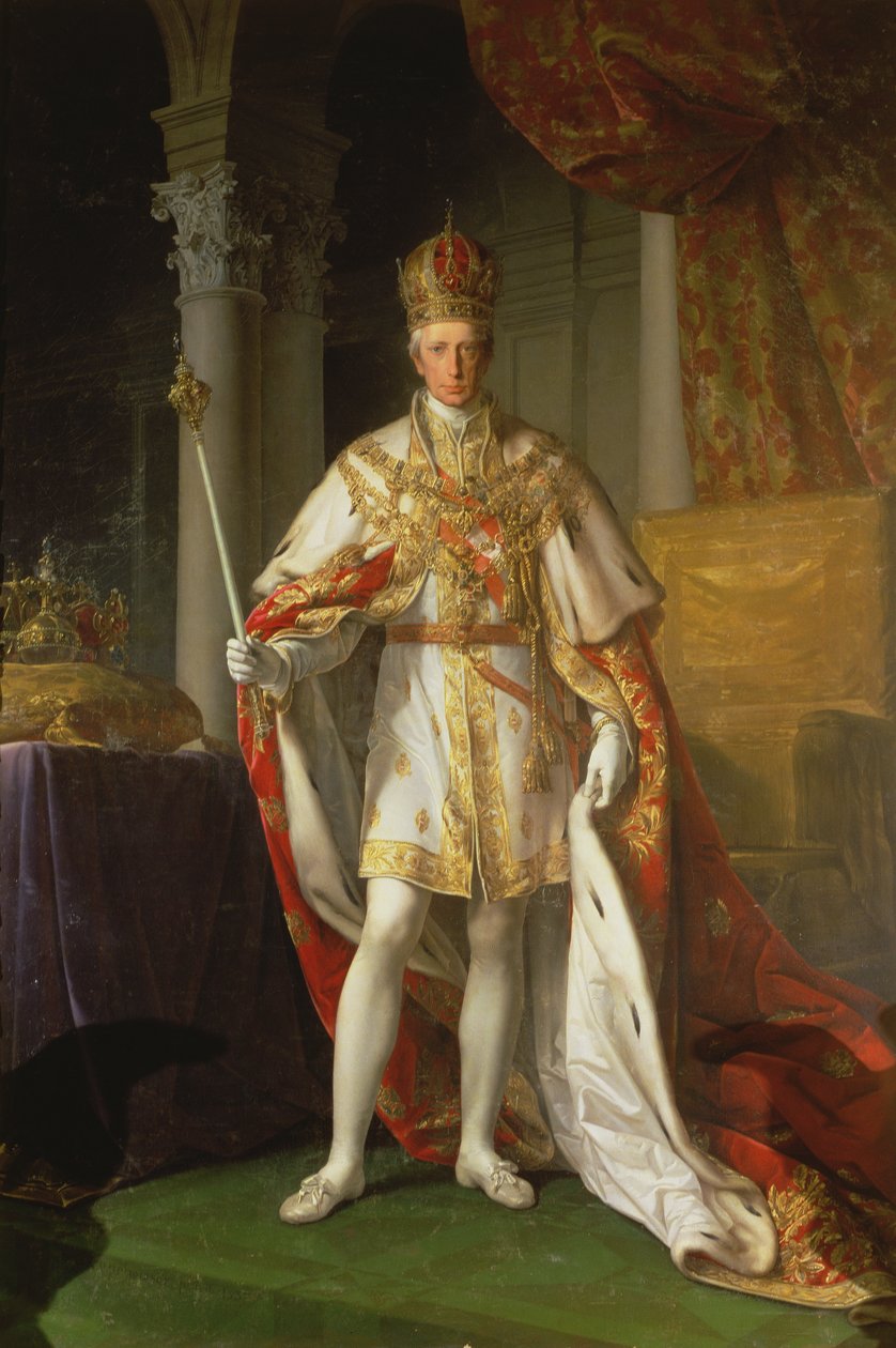 Kejser Franz II af Østrig (1768-1835) af Leopold Kupelwieser