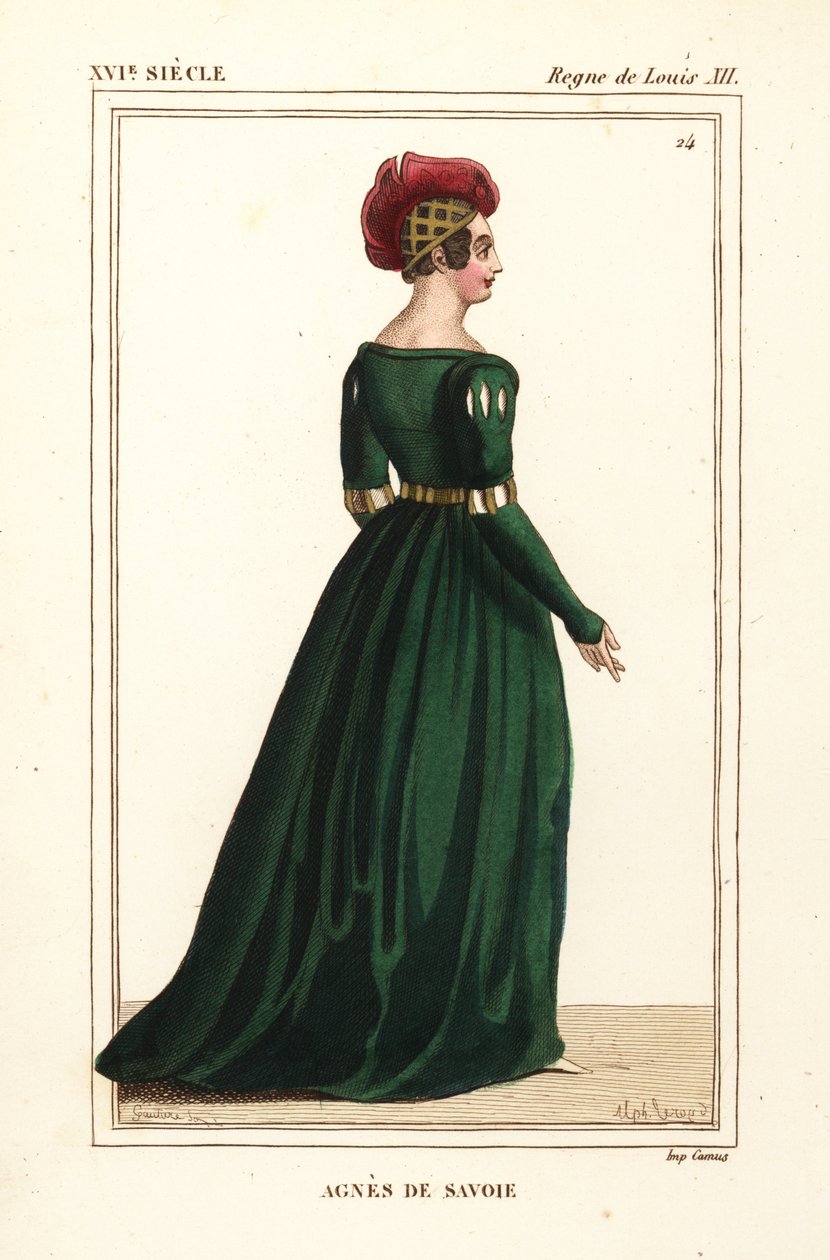 Agnes af Savoyen, grevinde af Longueville af Leopold Massard