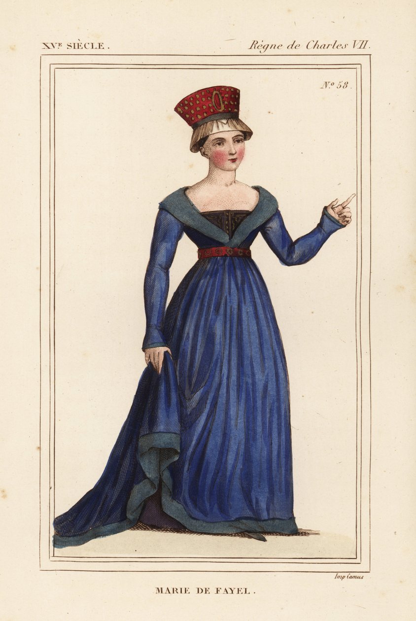 Marie de Fayel, grevinde af Dammartin, gift med Renaud de Nanteuil, seigneur d
