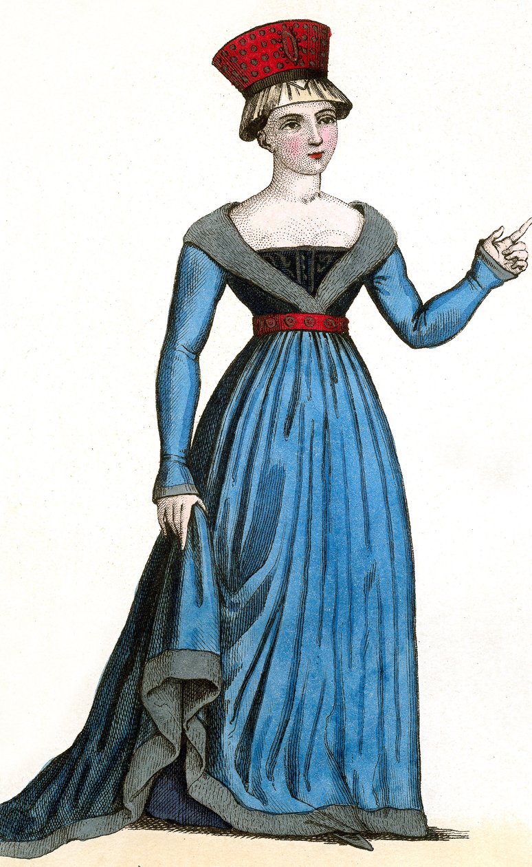 Marie de Fayel hustru til Renaud-de-Nanteuil og mor til Marguerite-de-Nanteuil, under Karl VII