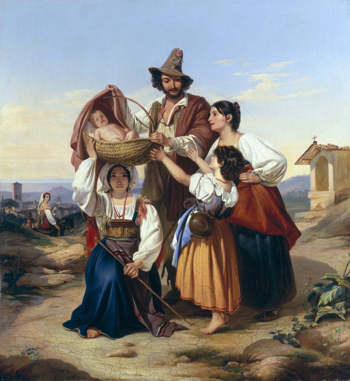 Italiensk kvægavler, 1835 af Leopold Pollak
